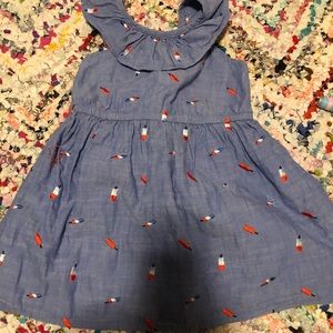 Cat and jack patriotic dress 3t